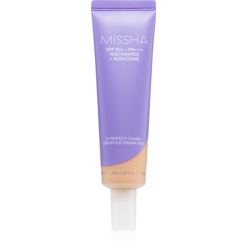 Missha M Perfect Cover Serum BB Cream Pro BB krém pro bezchybný a sjednocený vzhled pleti SPF 50  odstín #27 50 ml