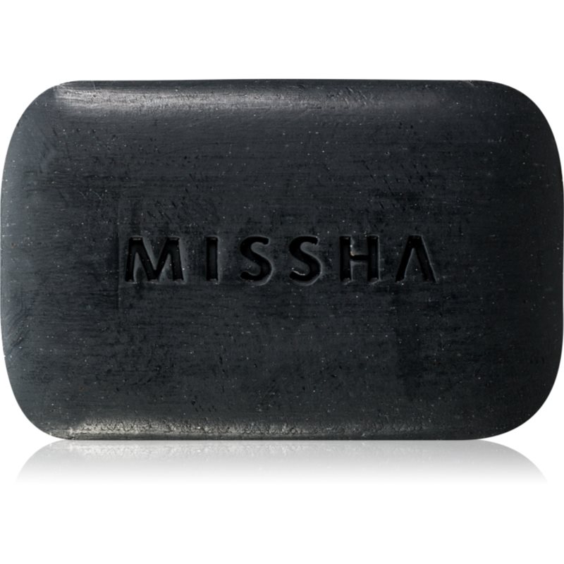 

Missha Black Ghassoul очищуюче мило для шкіри, схильної до акне