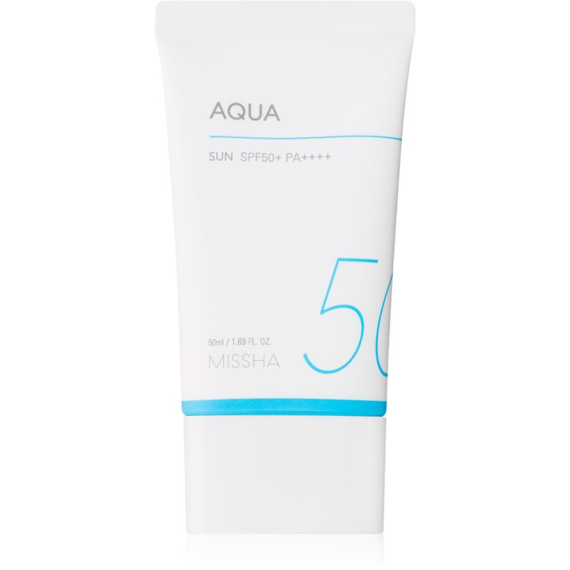 E-shop Missha All Around Safe Block Aqua Sun opalovací gel-krém na obličej SPF 50+ 50 ml