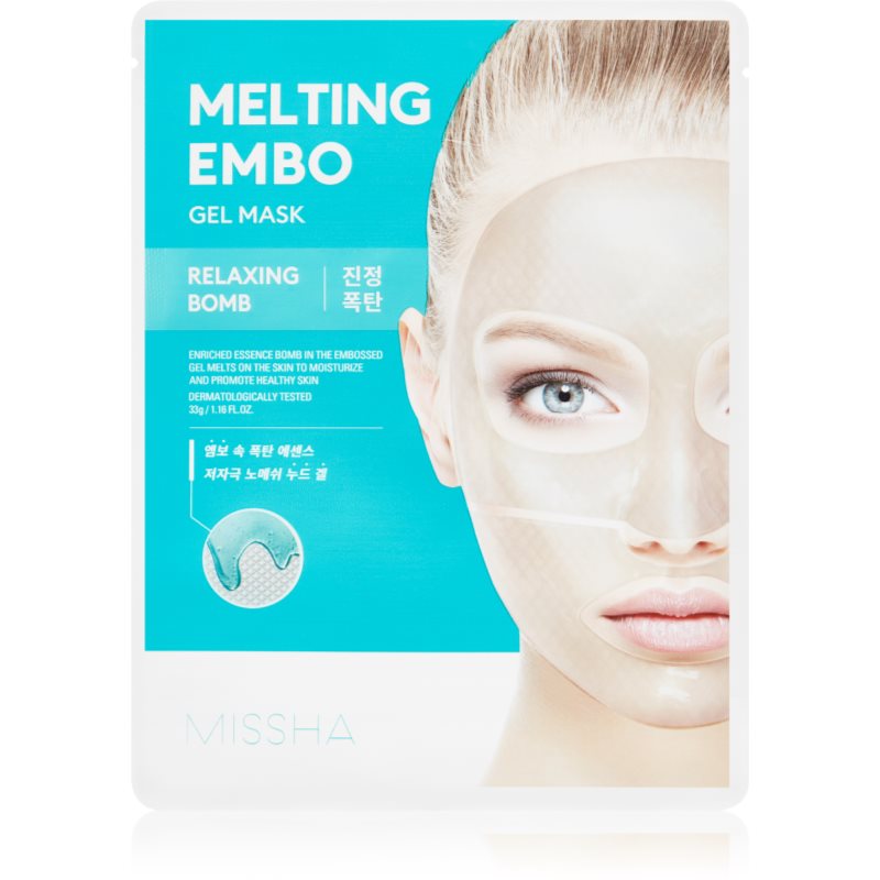 

Missha Melting Embo Relaxing Bomb розслаблювальна гідрогелева маска