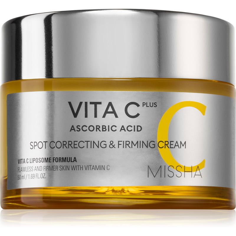 Missha Vita C Plus crème de jour raffermissante anti-taches pigmentaires 50 ml