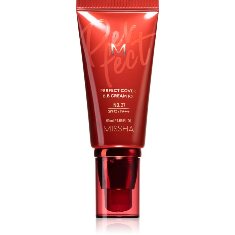 

Missha M Perfect Cover RX BB крем з високим ступенем UV захисту відтінок No.27 Honey Beige