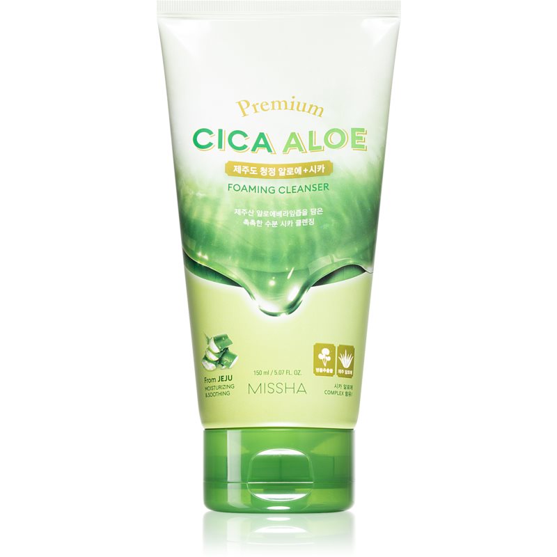 Missha Premium Cica Aloe hydratační čisticí pěna s aloe vera 150 ml