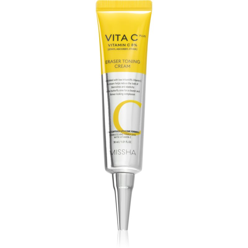 Missha Vita C Plus hydratačný a rozjasňujúci pleťový krém proti pigmentovým škvrnám 30 ml