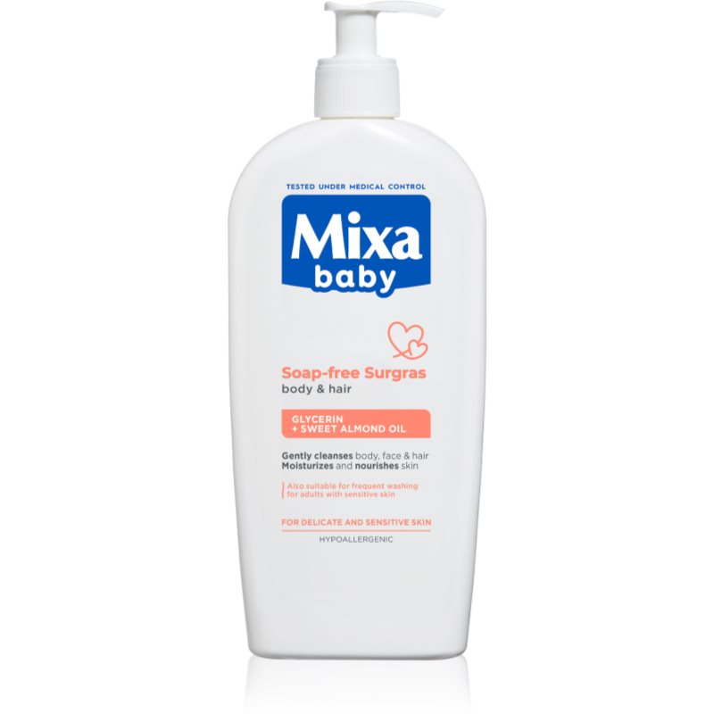 MIXA Baby gel za prhanje in šampon 2v1 za otroke 400 ml