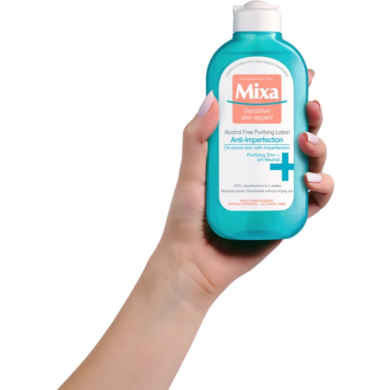 MIXA Anti-Imperfection Cleansing Facial Water Without Alcohol 200 Ml