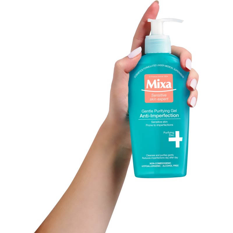 MIXA Anti-Imperfection очищаючий гель для шкіри обличчя без вмісту мила 200 мл