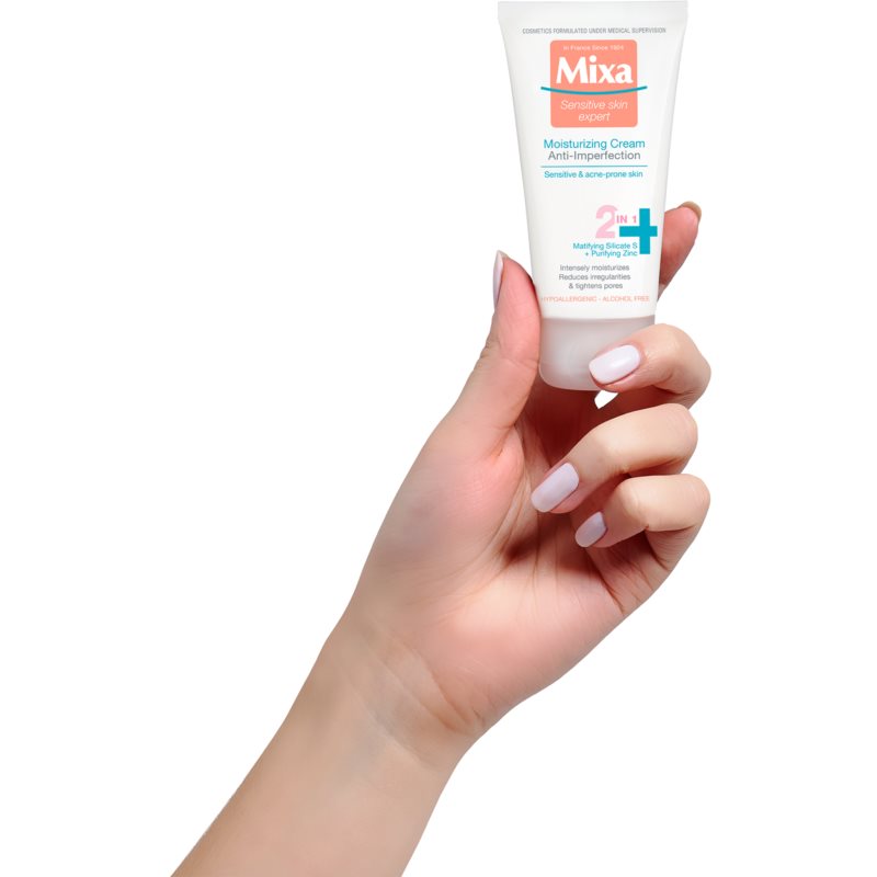 MIXA Anti-Imperfection Moisturising Treatment To Treat Skin Imperfections 50 Ml
