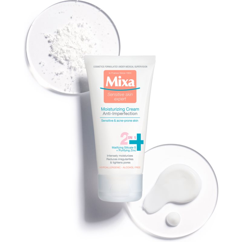 MIXA Anti-Imperfection Moisturising Treatment To Treat Skin Imperfections 50 Ml