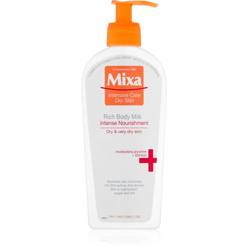 

MIXA Intense Nourishment поживне молочко для тіла для дуже сухої шкіри