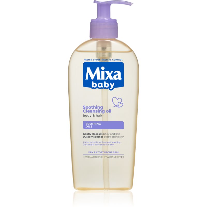 MIXA Atopiance pomirjajoče čistilno olje za lase in kožo, nagnjeno k atopiji 250 ml