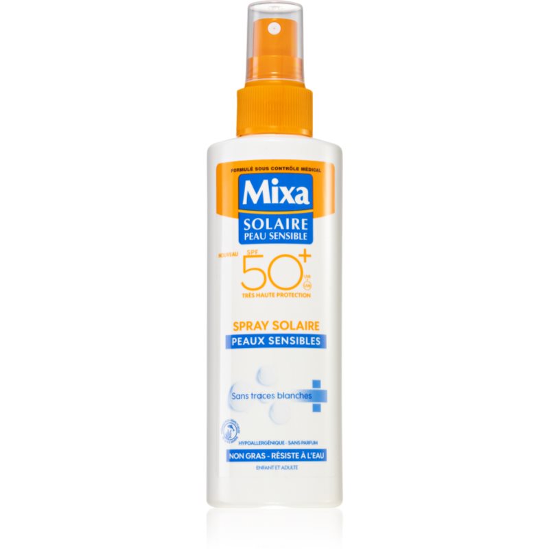 MIXA Sun apsaugos nuo saulės purškiklis jautriai odai SPF 50+ 200 ml