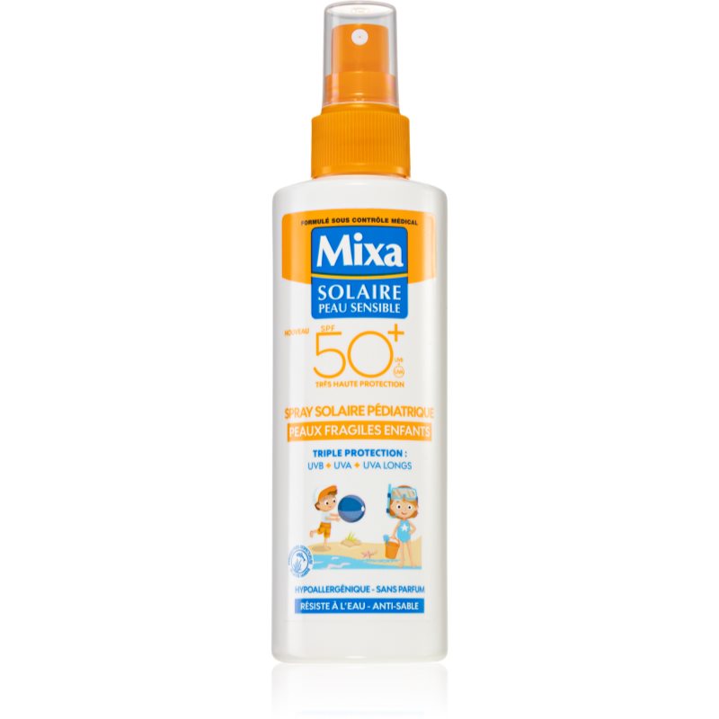 MIXA Sun purškiklis nuo saulės vaikams SPF 50+ 200 ml