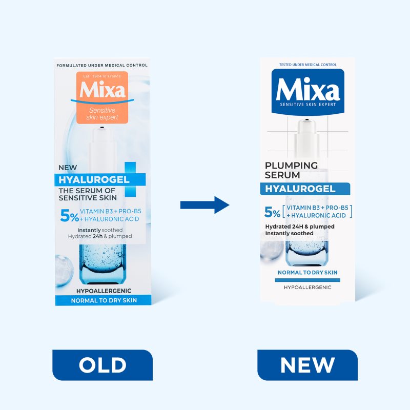 MIXA Hyalurogel Super sérum Gesichtsserum für empfindliche Haut 30 ml