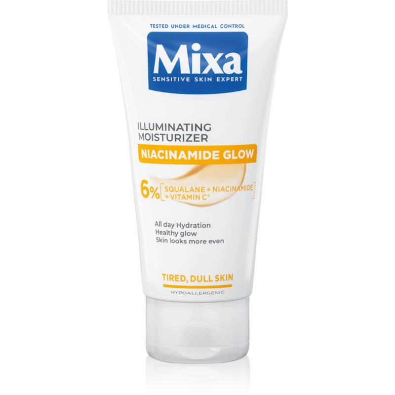 Mixa Niacinamide Glow brightening cream with moisturising effect 50 ml