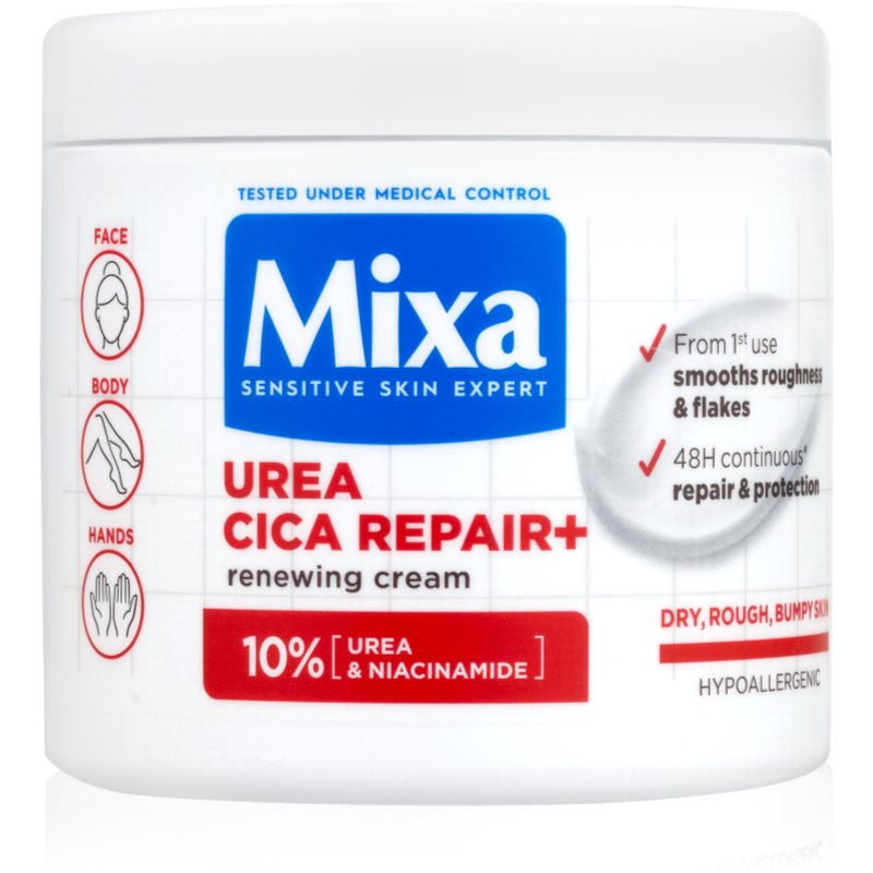 MIXA Urea Cica Repair+ regenerating body cream for very dry skin 400 ml
