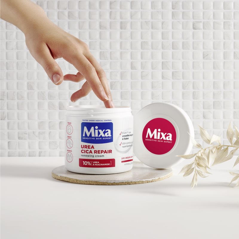MIXA Urea Cica Repair+ Regenerating Body Cream For Very Dry Skin 400 Ml