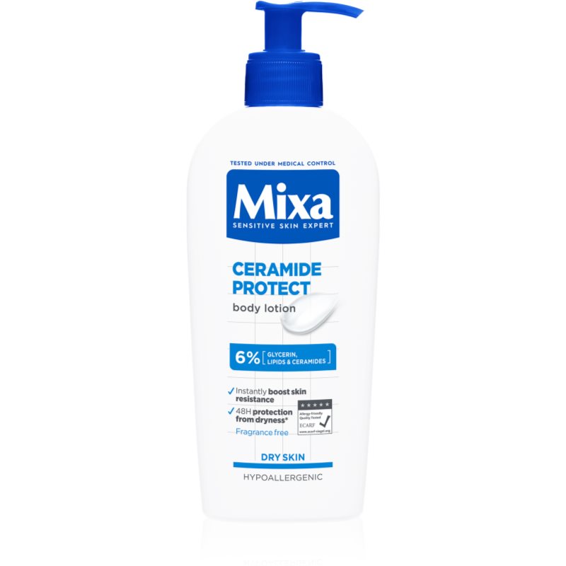 E-shop MIXA Ceramide Protect tělové mléko pro suchou až velmi suchou pokožku 400 ml