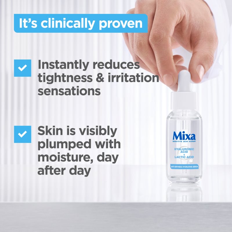 Mixa Sensitive Skin Expert nyugtató és hidratáló szérum 30 ml termék 2. képe