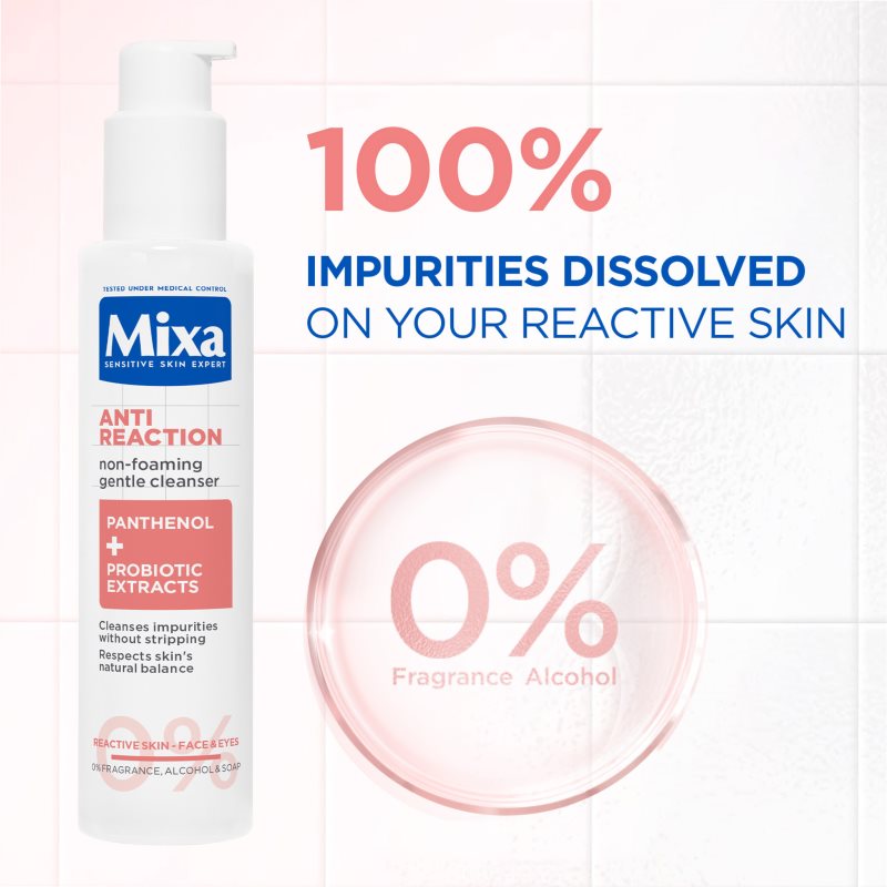 Mixa Anti Reaction Cleanser jemný čistiaci gél 150 ml