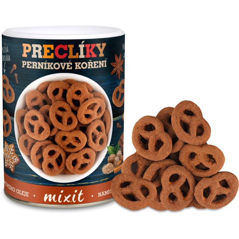 MIXIT Preclíky Perníkové koření preclíky v čokoládě 250 g