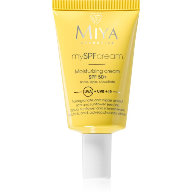MIYA Cosmetics mySPFcream moisturising cream SPF 50+ 40 ml
