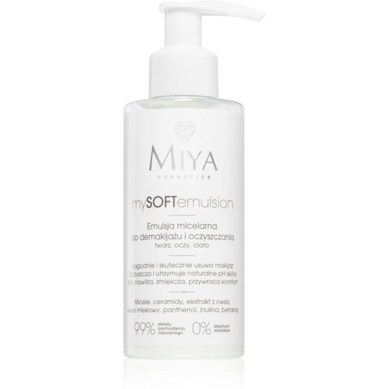MIYA Cosmetics mySOFTemulsion cleansing micellar emulsion 140 ml
