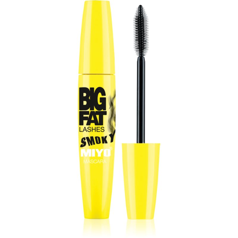 Miyo Big Fat Lashes Smoky Mascara für rauchiges Make-up Farbton Black 10 ml