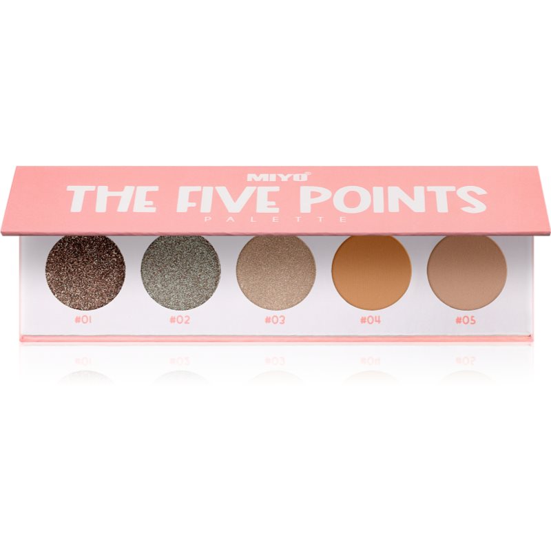 Miyo Eyeshadow The five points Lidschattenpalette Farbton 15 Consequences 1 St.