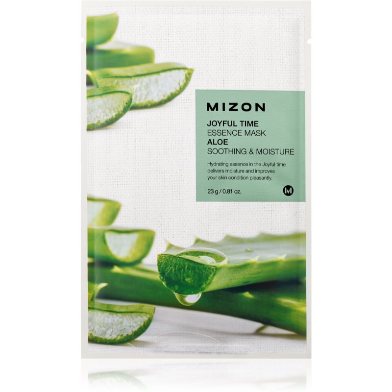 Mizon Joyful Time Aloe тканинна маска зі зволожуючим та розгладжуючим ефектом 23 гр