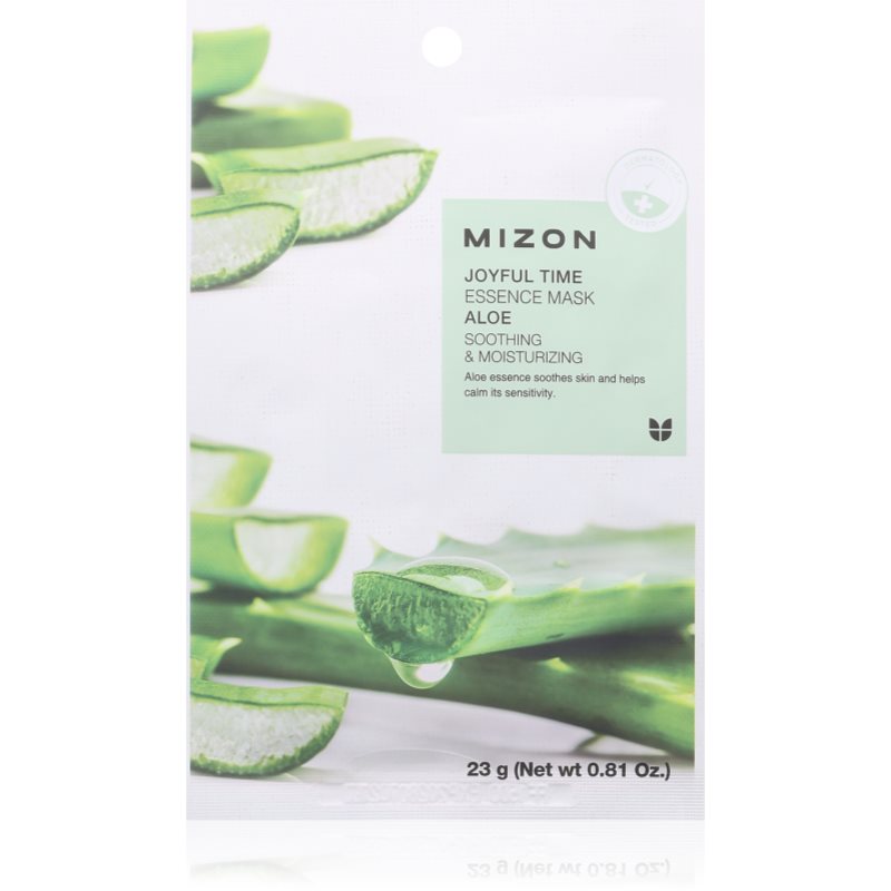 Mizon Joyful Time Aloe plátenná maska s hydratačným a vyhladzujúcim účinkom 23 g
