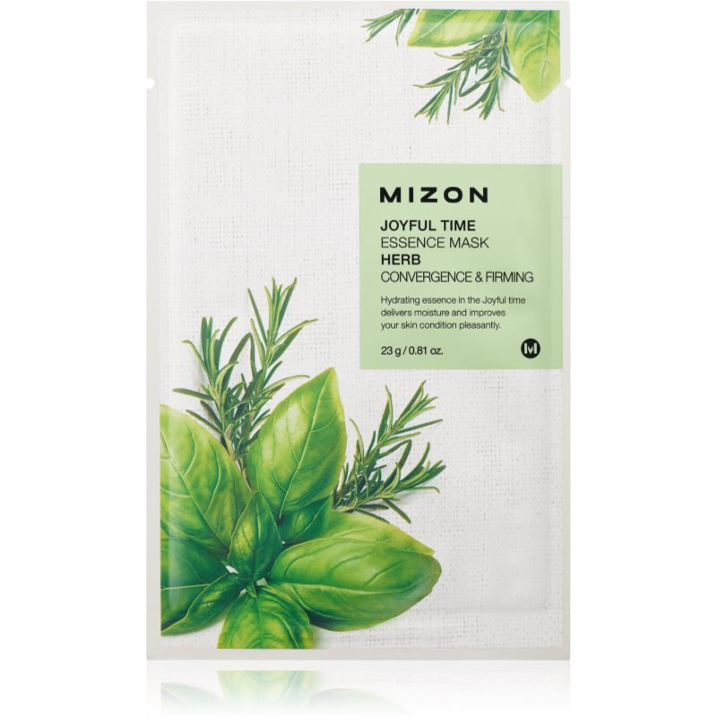 Mizon Joyful Time Herb standinamoji tekstilinė veido kaukė 23 g