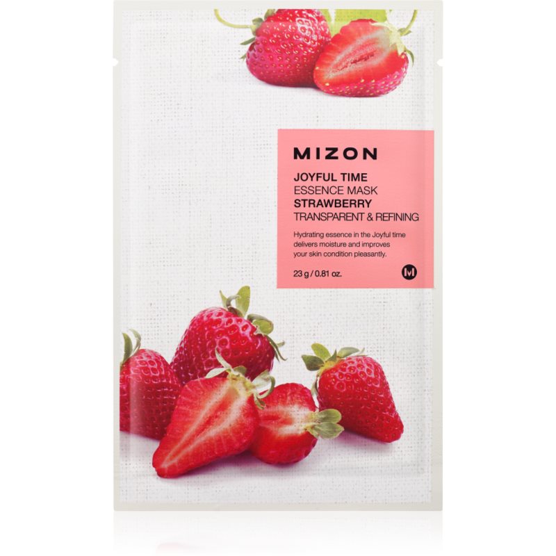 

Mizon Joyful Time Strawberry тканинна маска для обличчя з пом'якшуючим ефектом
