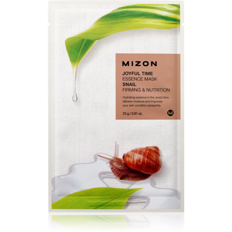 Mizon Joyful Time Snail Nourishing Sheet Mask With Firming Effect 23 G