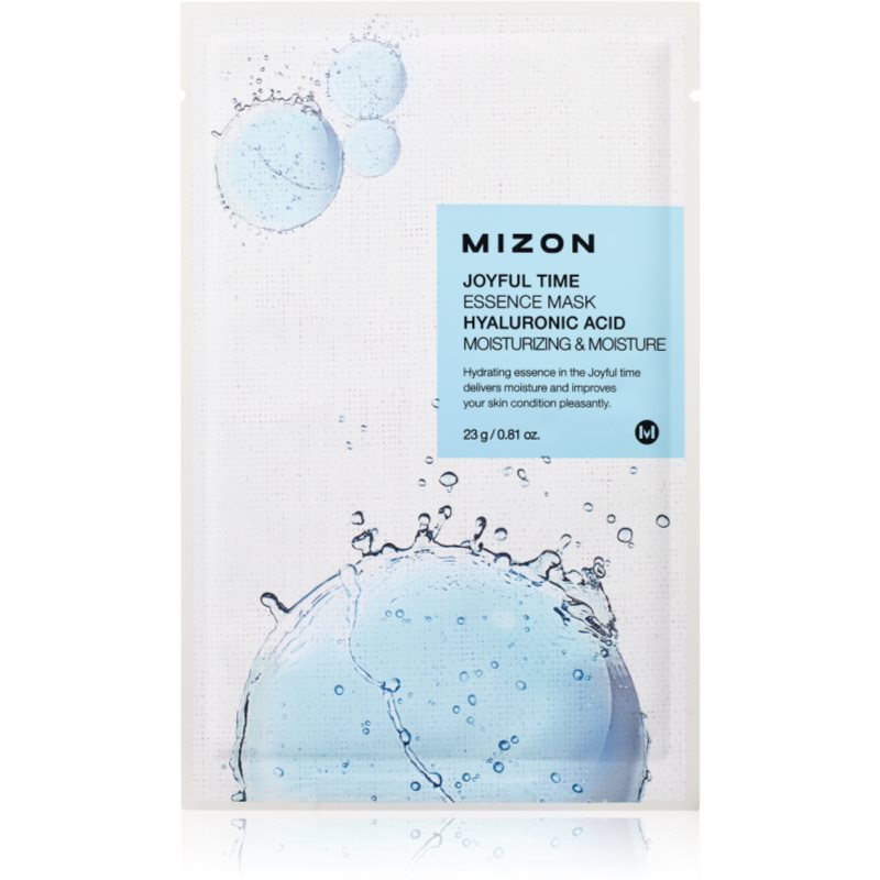 Mizon Joyful Time Hyaluronic Acid платнена маска за лице с хидратиращ и успокояващ ефект 23 гр.