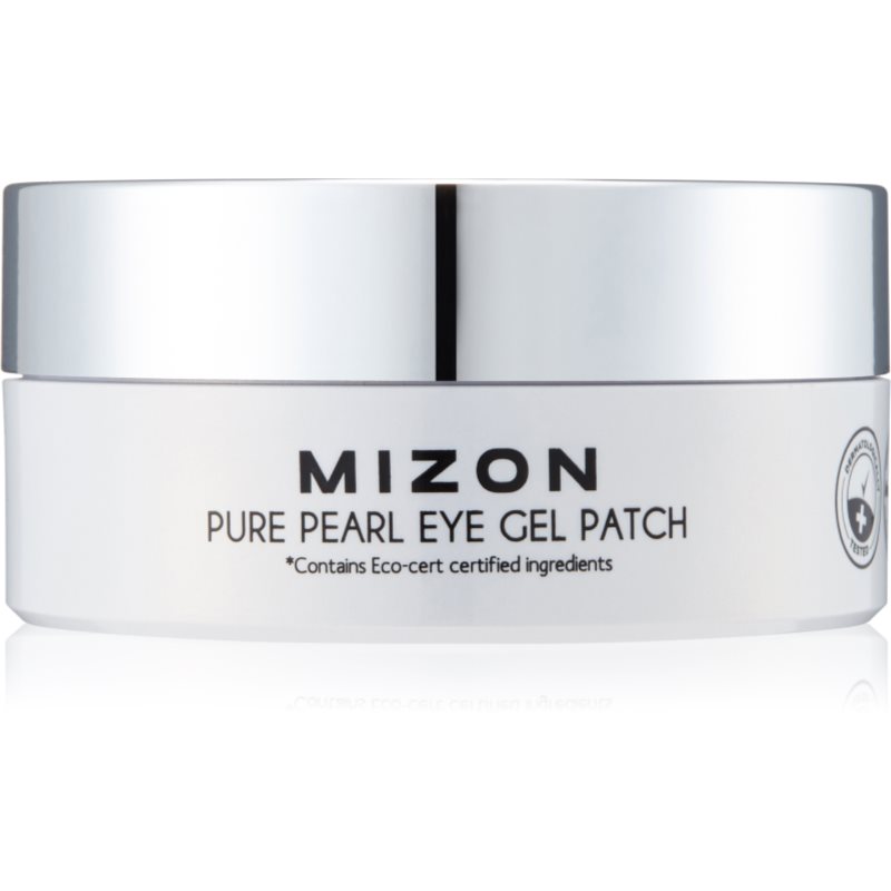 Mizon Pure Pearl Eye Gel Patch гідрогелева маска для шкіри навколо очей проти набряків та темних кіл 60 кс