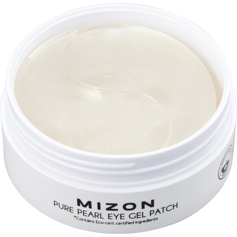 Mizon Pure Pearl Eye Gel Patch гідрогелева маска для шкіри навколо очей проти набряків та темних кіл 60 кс