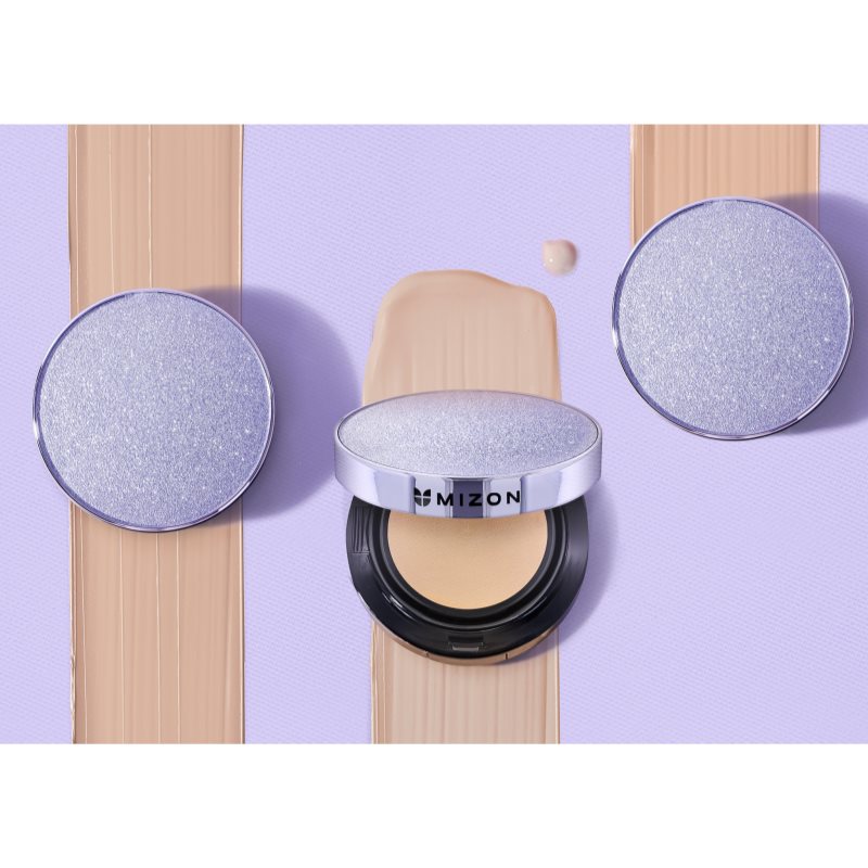 Mizon Vegan Collagen Cushion SPF38 PA++ Long-lasting Cushion Foundation With High Sun Protection Shade #23 Natural Sand Beige 2x15 G