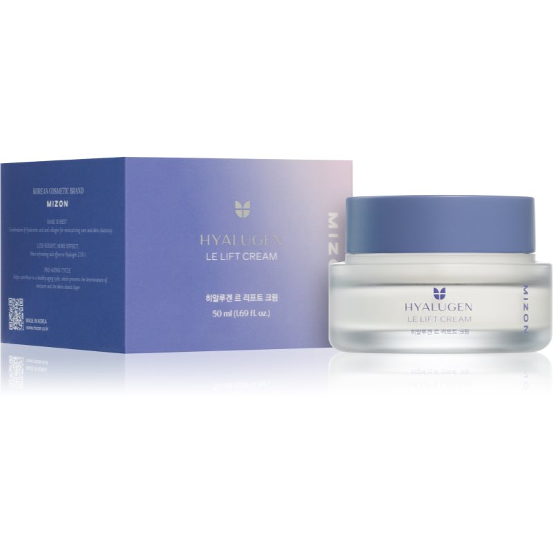 Mizon Hyalugen Le Lift Cream Smoothing Anti-wrinkle Cream To Nourish The Skin And Maintain Its Natural Hydration 50 Ml