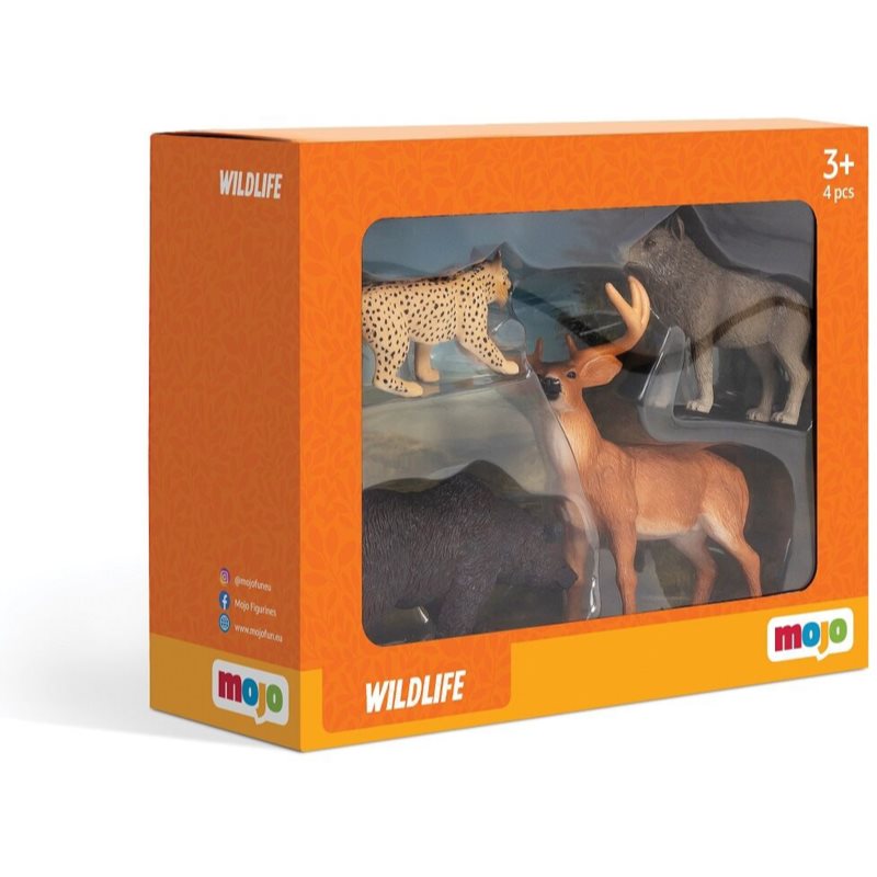 Mojo Wildlife toy set 3y+ 4 pc
