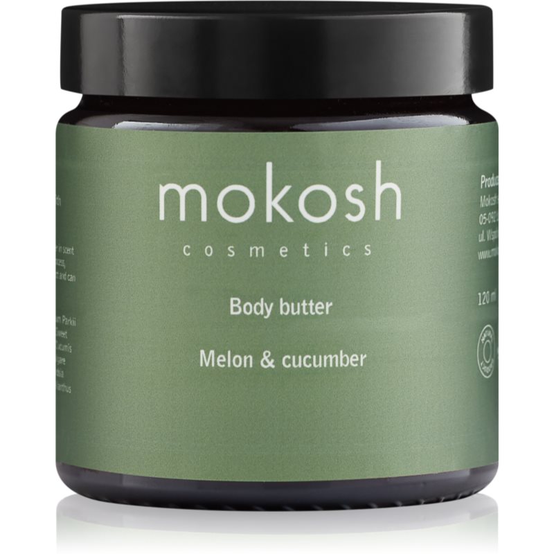 Mokosh Melon & Cucumber tělové máslo s výtažky z okurky 120 ml