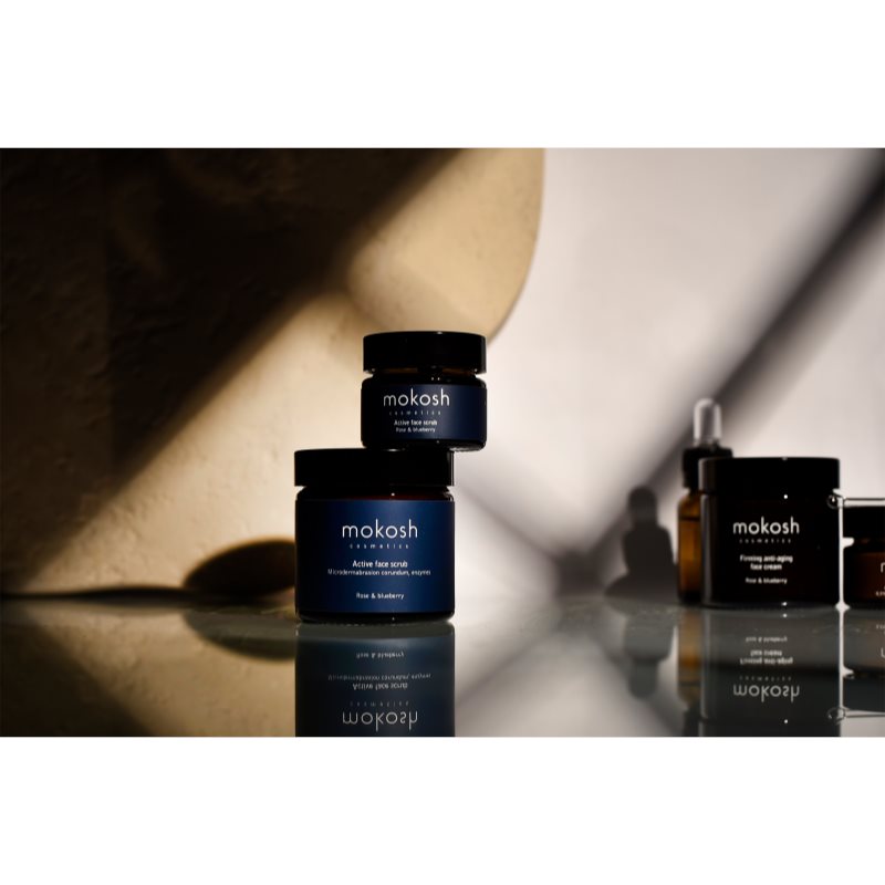 Mokosh Rose & Blueberry hydratační pleťový peeling 60 ml (obrázek 3)