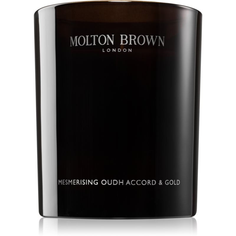 Molton Brown Mesmerising Oudh Accord & Gold Candle vonná svíčka 190 g