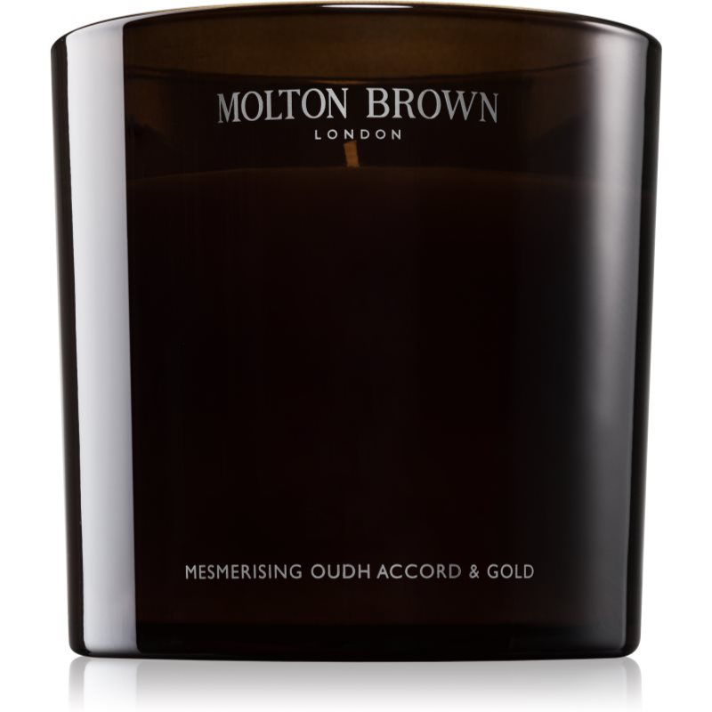 Molton Brown Mesmerising Oudh Accord & Gold Candle vonná svíčka 600 g