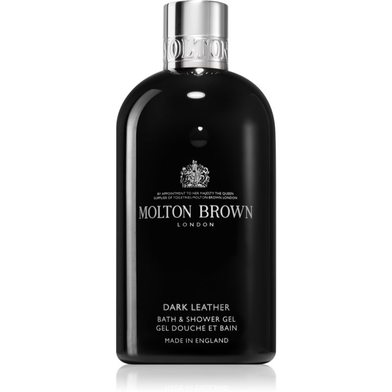 Molton Brown Dark Leather Bath & Shower Gel entspannendes Dusch - und Badegel 300 ml