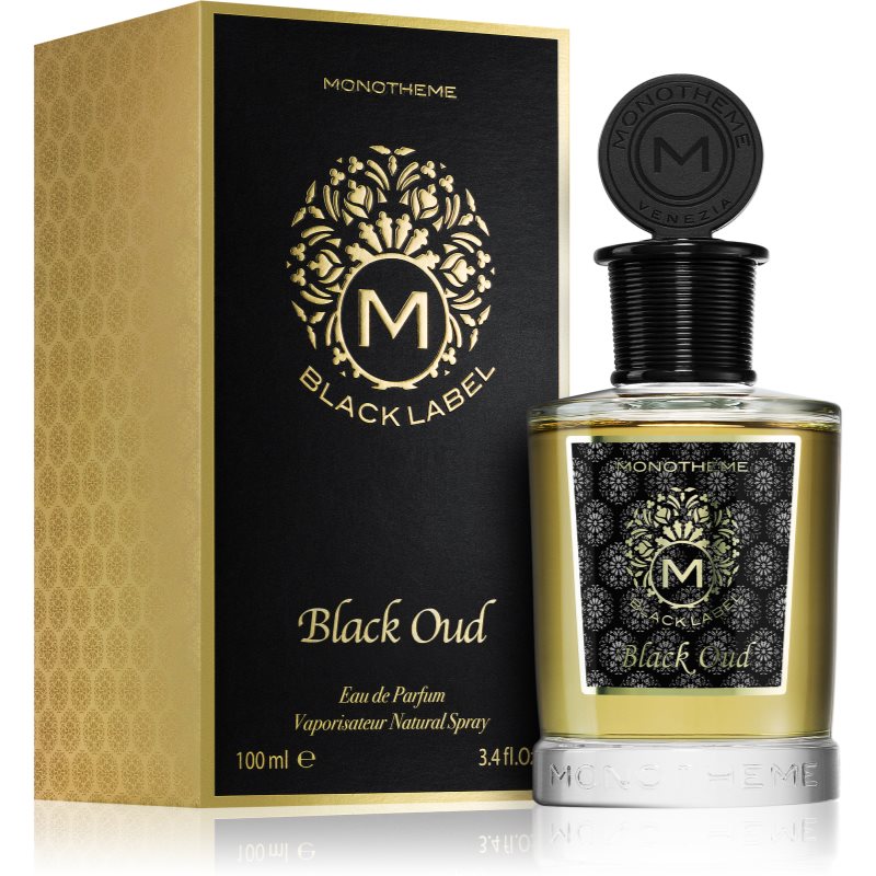 Monotheme Black Label Black Oud Eau De Parfum For Men 100 Ml