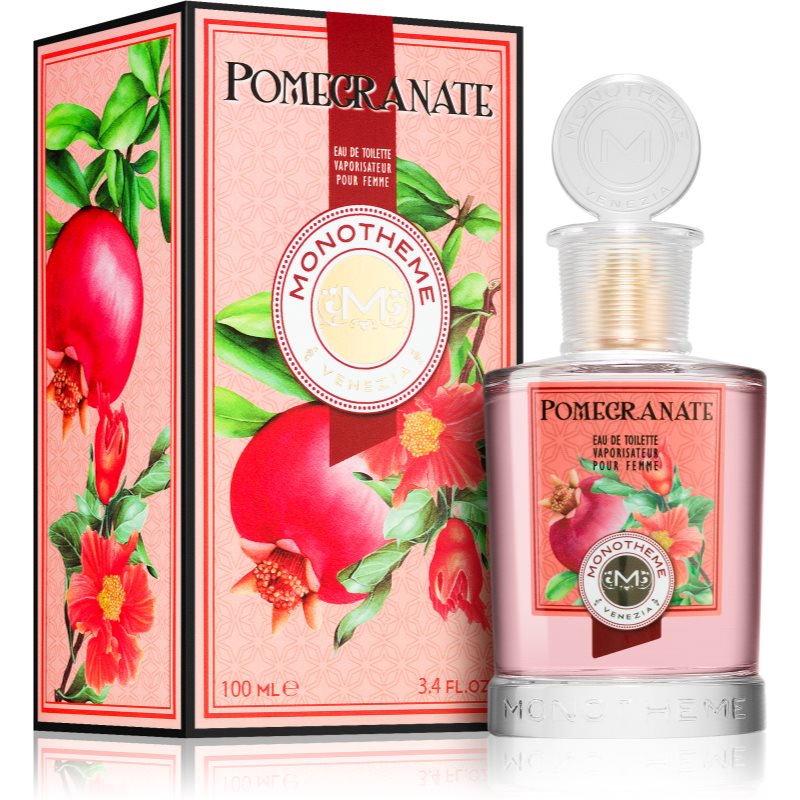 Monotheme Classic Collection Pomegranate Eau De Toilette For Women 100 Ml