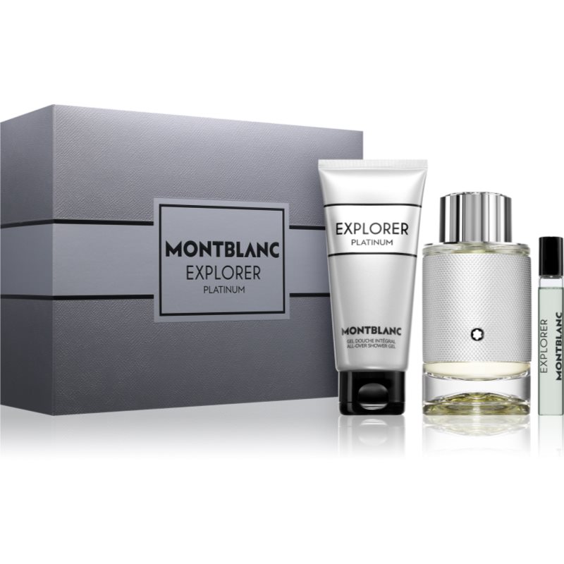 Montblanc Explorer Platinum Geschenkset für Herren