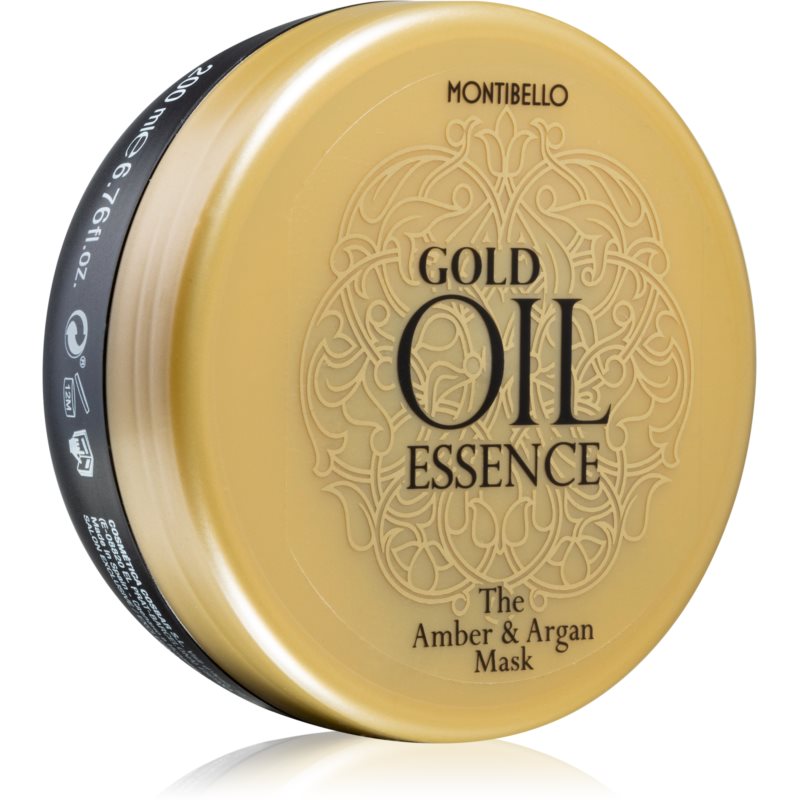 Montibello Gold Oil Amber & Argan Mask gaivinamoji plaukų kaukė 200 ml