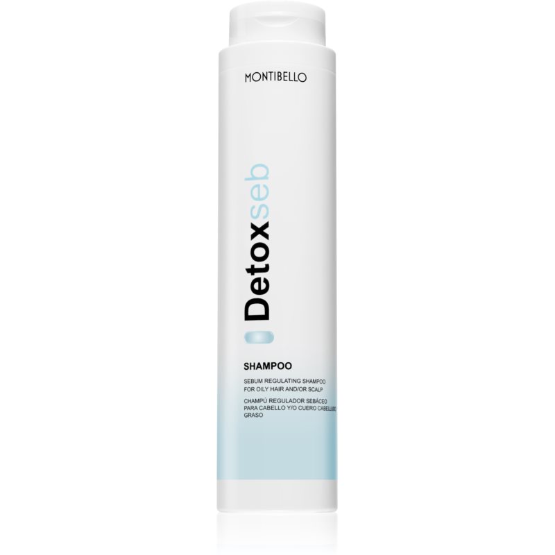 Montibello DetoxSeb Sebum Regulating Shampoo нормалізуючий шампунь для жирної і подразненої шкіри голови 300 мл